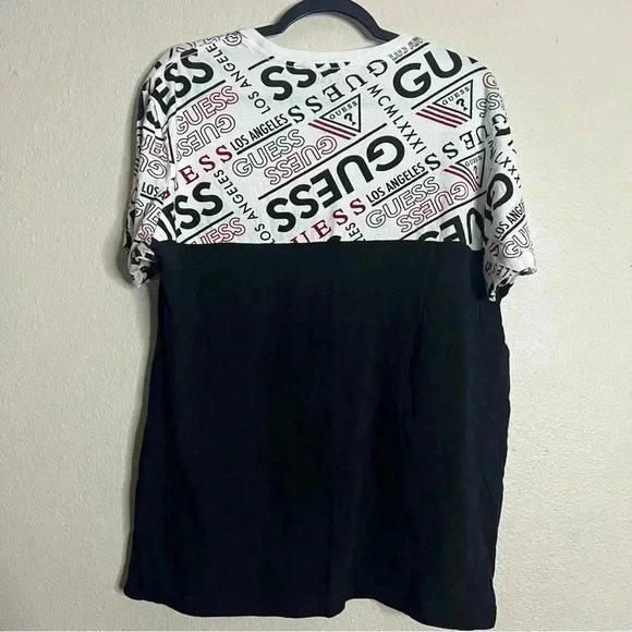 Men’s Guess Logo T-shirt 100% Cotton Size XL - Picture 2 of 3